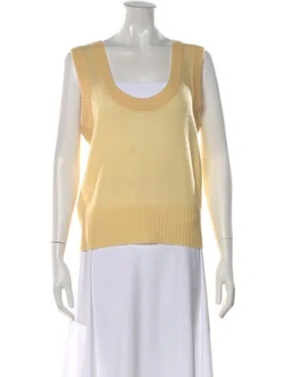 Pre-owned Naadam Cashmere Scoop Neck Sweater In Neutral
