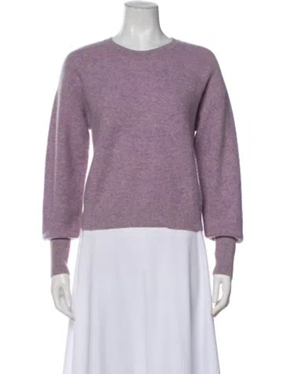 Pre-owned Naadam Cashmere Scoop Neck Sweater In Purple