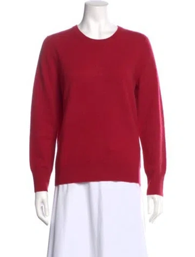 Pre-owned Naadam Cashmere Scoop Neck Sweater In Red