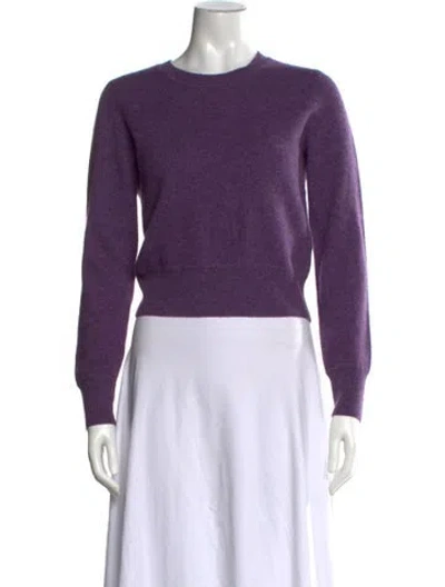 Pre-owned Naadam Cashmere Scoop Neck Sweater W/ Tags In Purple