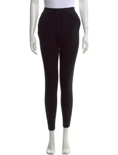 Pre-owned Naadam Cashmere Straight Leg Pants In Black