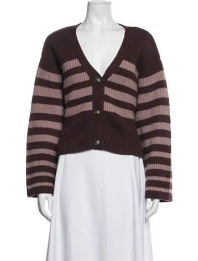 Pre-owned Naadam Cashmere Striped Sweater