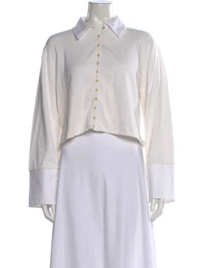 Pre-owned Naadam Cashmere Sweater In White
