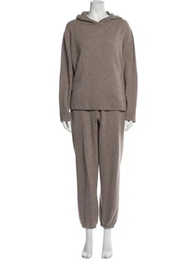 Pre-owned Naadam Cashmere Tracksuit In Neutral