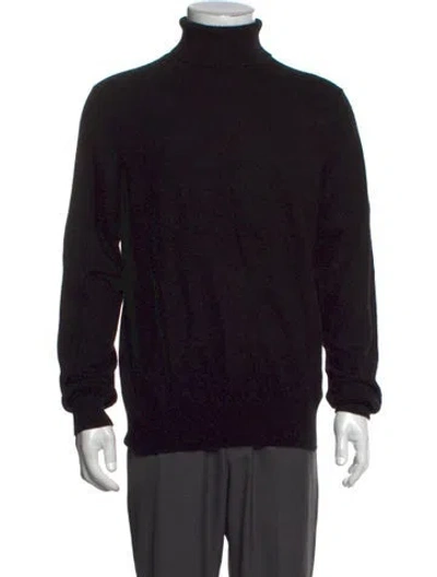 Pre-owned Naadam Cashmere Turtleneck Pullover In Black