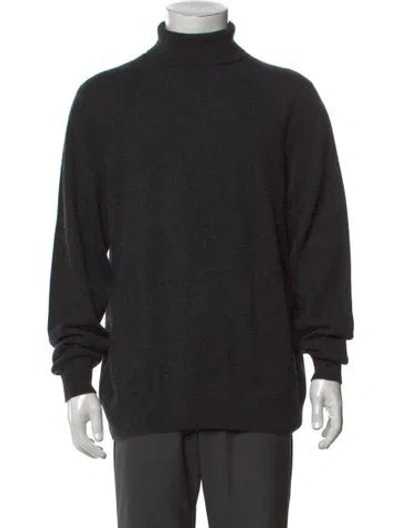 Pre-owned Naadam Cashmere Turtleneck Pullover In Grey