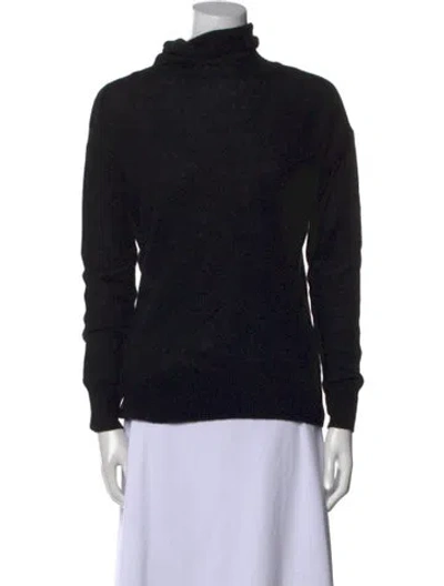 Pre-owned Naadam Cashmere Turtleneck Sweater In Black