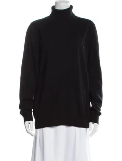 Pre-owned Naadam Cashmere Turtleneck Sweater In Black