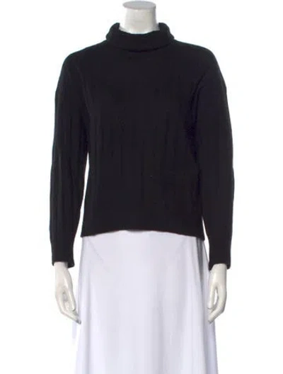 Pre-owned Naadam Cashmere Turtleneck Sweater In Black