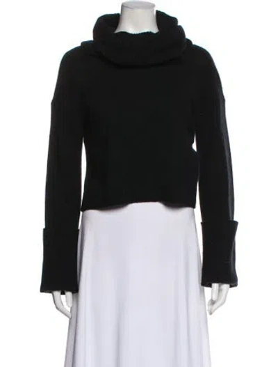 Pre-owned Naadam Cashmere Turtleneck Sweater In Black