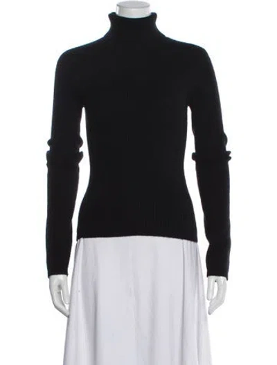 Pre-owned Naadam Cashmere Turtleneck Sweater In Black