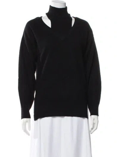 Pre-owned Naadam Cashmere Turtleneck Sweater In Black