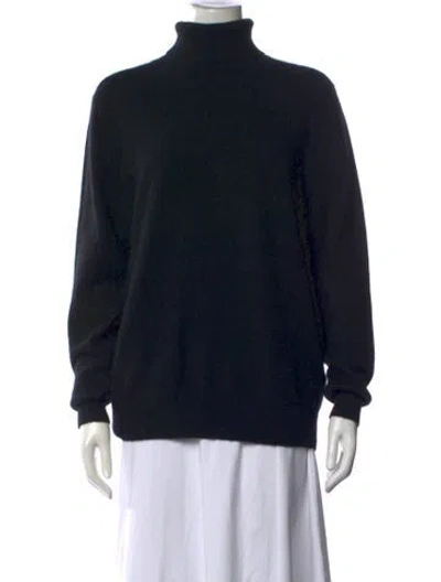 Pre-owned Naadam Cashmere Turtleneck Sweater In Black