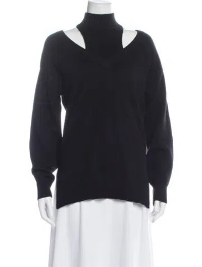Pre-owned Naadam Cashmere Turtleneck Sweater In Blue