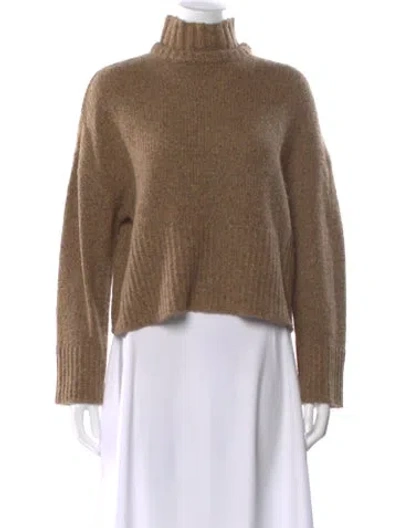 Pre-owned Naadam Cashmere Turtleneck Sweater In Brown