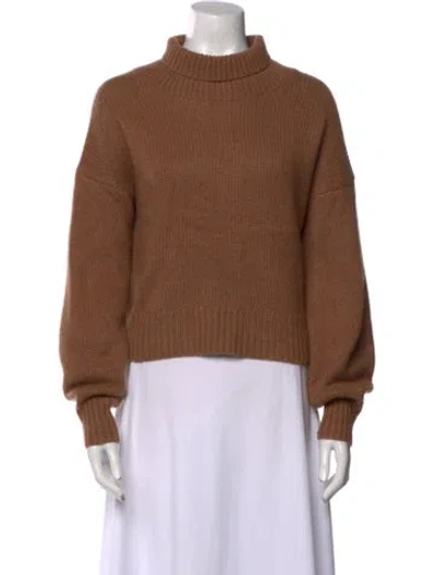 Pre-owned Naadam Cashmere Turtleneck Sweater In Brown