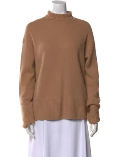 Pre-owned Naadam Cashmere Turtleneck Sweater In Brown