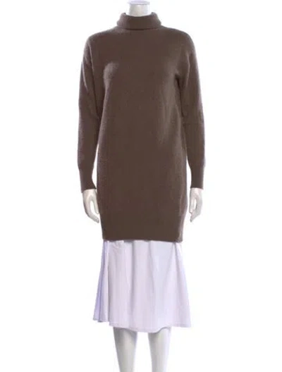 Pre-owned Naadam Cashmere Turtleneck Sweater In Brown
