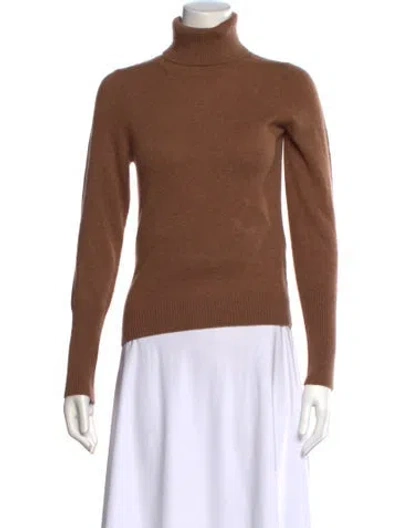 Pre-owned Naadam Cashmere Turtleneck Sweater In Brown