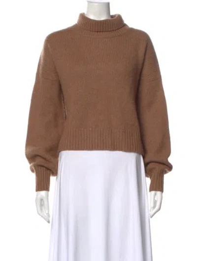 Pre-owned Naadam Cashmere Turtleneck Sweater In Brown
