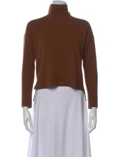 Pre-owned Naadam Cashmere Turtleneck Sweater In Brown