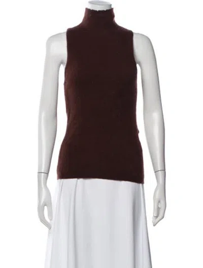 Pre-owned Naadam Cashmere Turtleneck Sweater In Brown