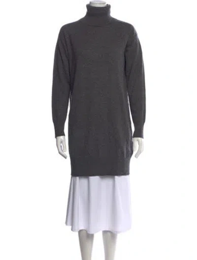 Pre-owned Naadam Cashmere Turtleneck Sweater In Grey