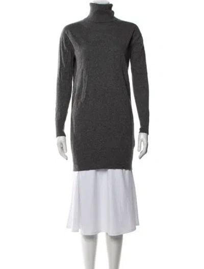 Pre-owned Naadam Cashmere Turtleneck Sweater In Grey