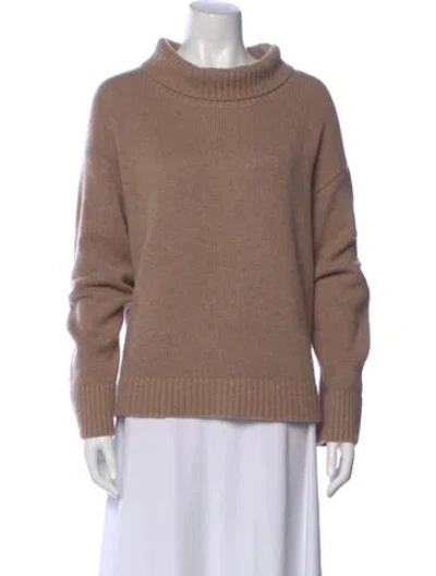 Pre-owned Naadam Cashmere Turtleneck Sweater In Neutral