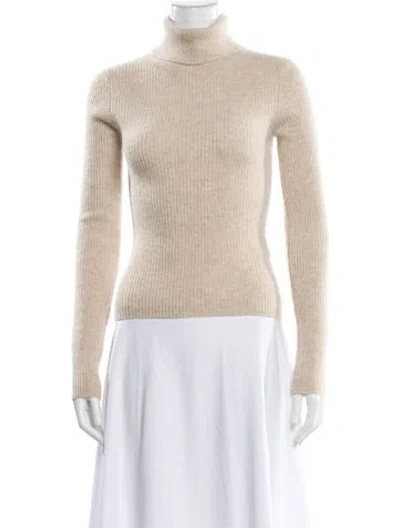 Pre-owned Naadam Cashmere Turtleneck Sweater In Neutral