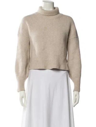 Pre-owned Naadam Cashmere Turtleneck Sweater In Neutral
