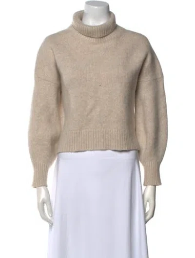 Pre-owned Naadam Cashmere Turtleneck Sweater In Neutral