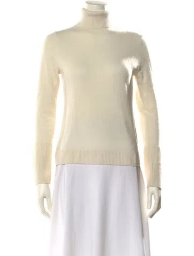 Pre-owned Naadam Cashmere Turtleneck Sweater In Neutral