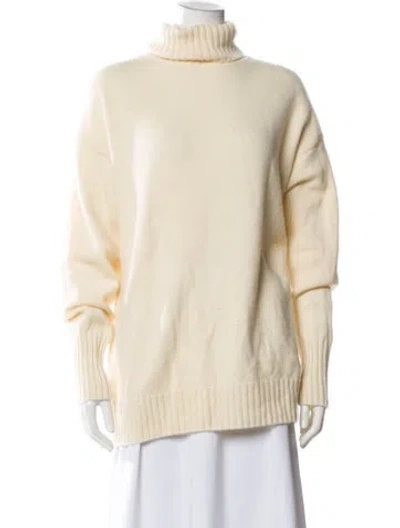 Pre-owned Naadam Cashmere Turtleneck Sweater In Neutral