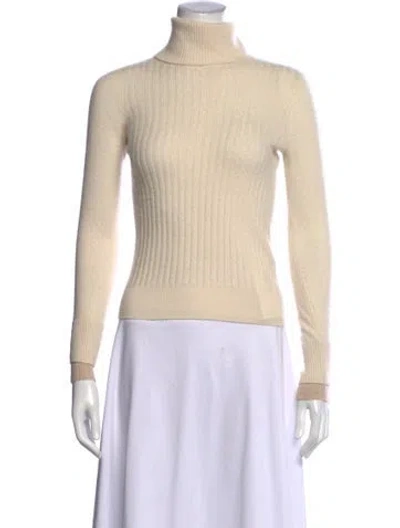 Pre-owned Naadam Cashmere Turtleneck Sweater In Neutral