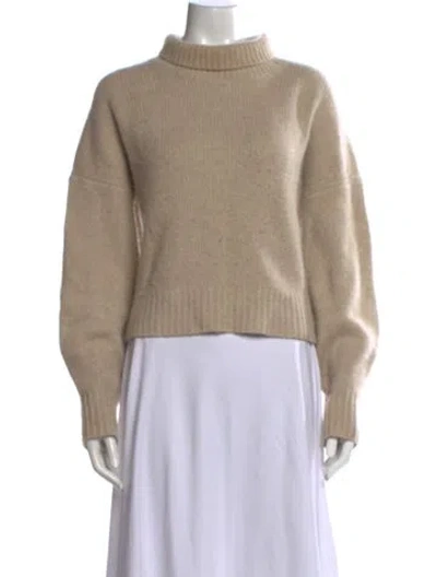 Pre-owned Naadam Cashmere Turtleneck Sweater In Neutrals