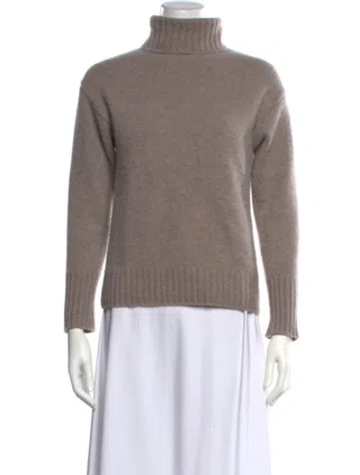 Pre-owned Naadam Cashmere Turtleneck Sweater In Neutrals