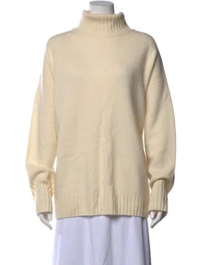 Pre-owned Naadam Cashmere Turtleneck Sweater In Neutrals