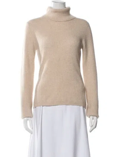 Pre-owned Naadam Cashmere Turtleneck Sweater In Neutrals