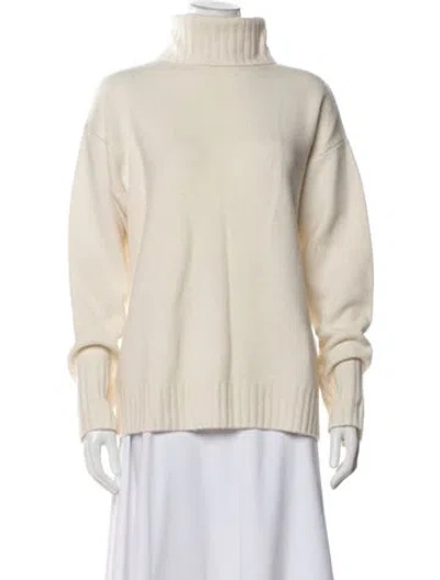 Pre-owned Naadam Cashmere Turtleneck Sweater In Neutrals