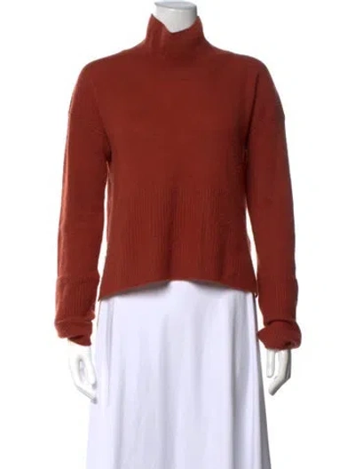 Pre-owned Naadam Cashmere Turtleneck Sweater In Orange