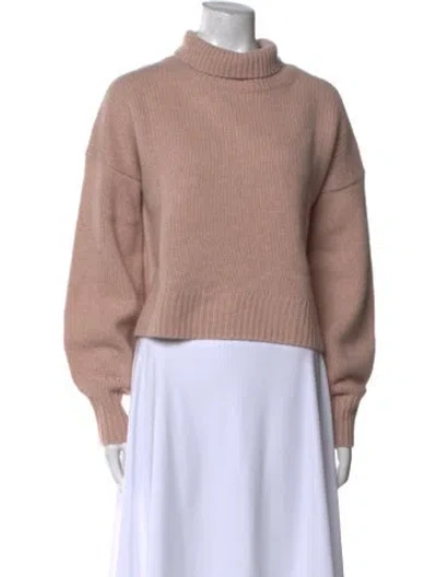 Pre-owned Naadam Cashmere Turtleneck Sweater In Pink