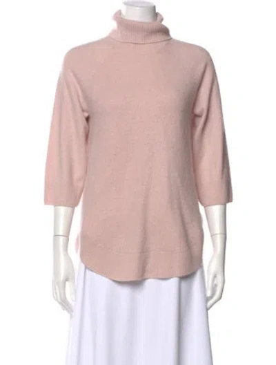 Pre-owned Naadam Cashmere Turtleneck Sweater In Pink