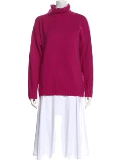 Pre-owned Naadam Cashmere Turtleneck Sweater In Pink
