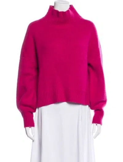 Pre-owned Naadam Cashmere Turtleneck Sweater In Pink