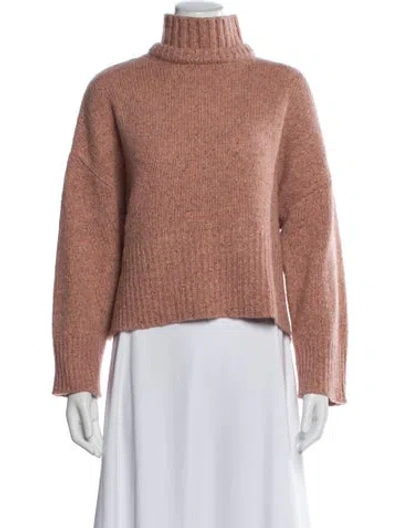 Pre-owned Naadam Cashmere Turtleneck Sweater In Pink