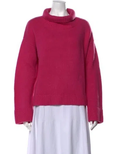 Pre-owned Naadam Cashmere Turtleneck Sweater In Pink