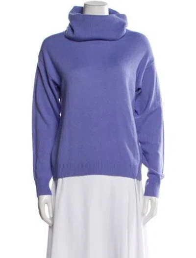 Pre-owned Naadam Cashmere Turtleneck Sweater In Purple