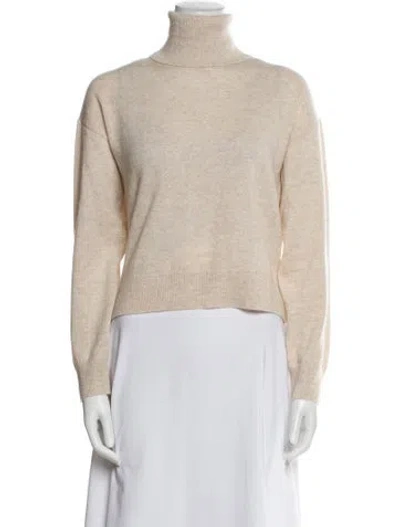 Pre-owned Naadam Cashmere Turtleneck Sweater W/ Tags In Neutral