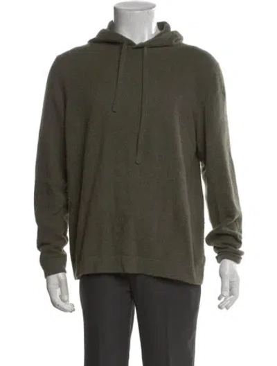 Pre-owned Naadam Cashmere V-neck Pullover In Green